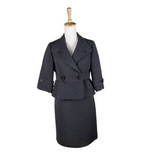 Valentino Black Skirt Set